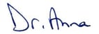 Dr. Anna Signature