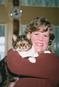 Dr. Anna and her cat